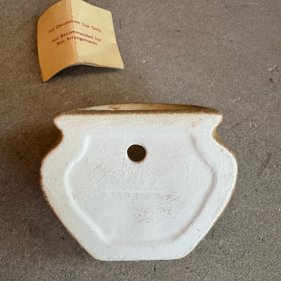 Vintage Rancho Feliz‎ Navajo Indian Small Sand Art Wall Pocket/Vase - Picture 4 of 4